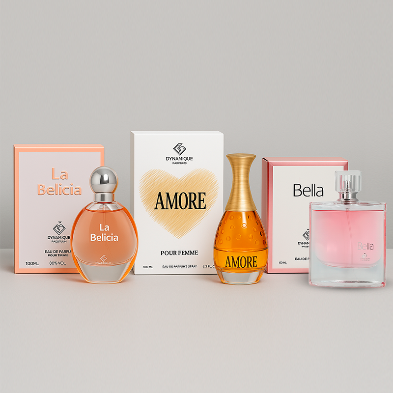 Combo de 3 perfumes inspiración: Paco Rabanne OLYMPÉA, Dior J’ADORE y Lancôme LA VIE EST BELLE – 100ml